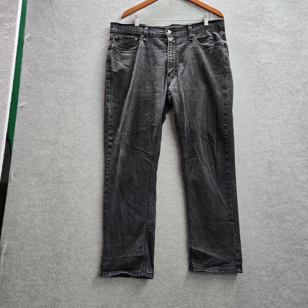 Levi's 541 Men‎ Jeans 38X30 Black Denim Athletic Fit Taper 28" Inseam